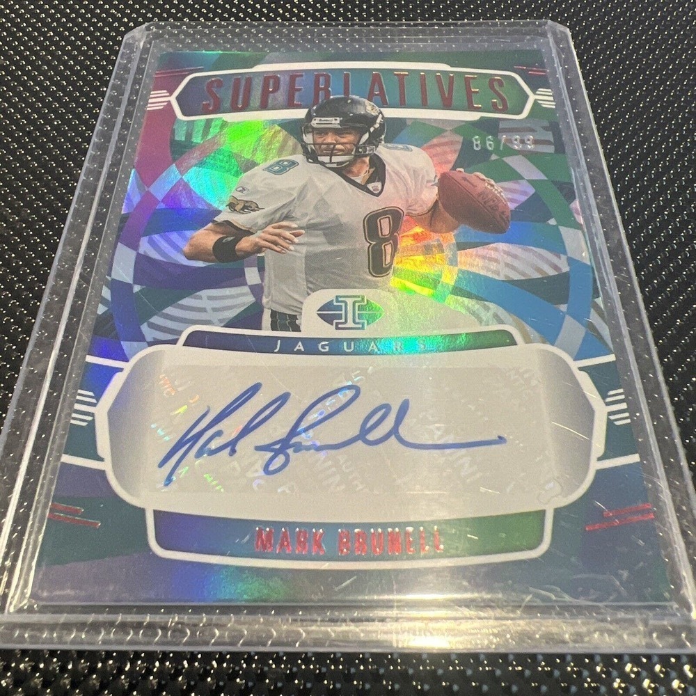 2022 PANINI ILLUSIONS MARK BRUNELL /99 AUTO AUTOGRAPH SUPERLATIVES #SS-MB 🔥